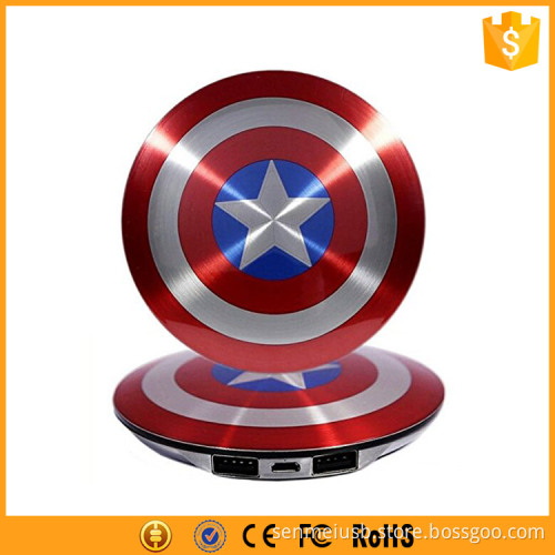 Captain America Power Bank 6800mah For Home Appliances